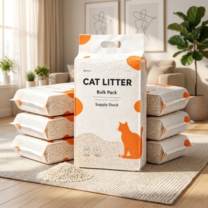 Arena para Gatos a Granel, Fuerte Control <span class=keywords><strong>de</strong></span> Olores, Bajo Contenido <span class=keywords><strong>de</strong></span> Polvo, Aglomerante, Bentonita Blanca Esférica para Distribuidores y Tiendas <span class=keywords><strong>de</strong></span> Mascotas - Product Image 2