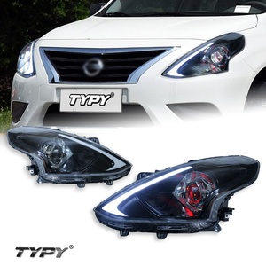 Conjunto de Faros Delanteros TYPY para Nissan Sunny, Lentes LED Modificadas, Ojo de Diablo, Luz Diurna, Señal de Giro Dinámica, 12V - Product Image 5
