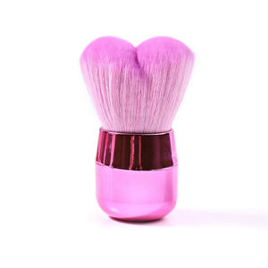 Cepillo de Limpieza de Uñas con Descuento, Cepillo de Maquillaje con Mango de Metal, Cepillo Suave para Cosméticos, Cepillo para Eliminar el Polvo de Uñas con Forma de Corazón - Product Image 3