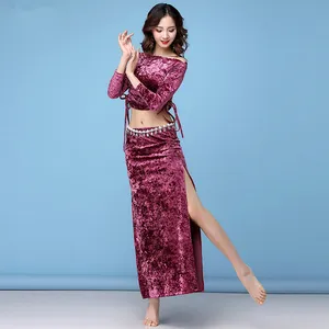 BestDance Belly Dance Belly เต้นรำชุด Bollywood ฝึก Performance STAGE Wear