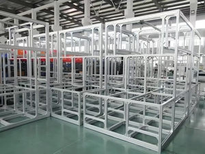 Giá cả cạnh tranh cấp công nghiệp 6000 Series nhôm hồ sơ t khe cắm thiết bị Cấu trúc khung - Product Image 2