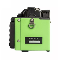 Épissureuse de fibres optiques Jilong KL-500E Mini avec pinces SOC détachables, support 3-en-1 et alignement de cœur à quatre moteurs