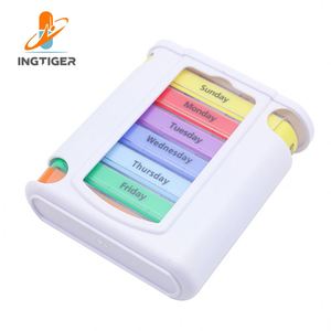 Pastillero de Plástico Semanal de 7 Días con 14 Compartimentos para Tomar Dos Veces al Día - Product Image 3