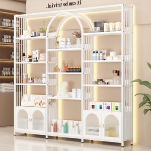 Exhibidor de Lujo Moderno <span class=keywords><strong>para</strong></span> Salón de Belleza, Estante de Exhibición de Cosméticos, Esmaltes de <span class=keywords><strong>Uñas</strong></span> <span class=keywords><strong>y</strong></span> Cuidado de la <span class=keywords><strong>Piel</strong></span>, Mueble de Exhibición <span class=keywords><strong>para</strong></span> Tienda - Product Image 5