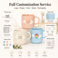 Mug à café en porcelaine fine avec logo personnalisé, 11-16 oz, blanc, sublimation, boîte cadeau, marque privée, usine