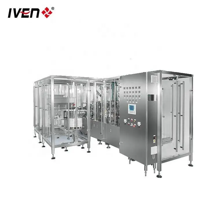 100ml Paracetamol Soft Bag IV Fluids Filling and Sealing Machine/ IV Infusion Turnkey Project from A to Z