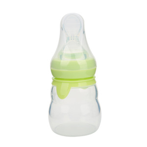 Dispensador de alimentos con cuchara <span class=keywords><strong>para</strong></span> bebé, alimentador de silicona con cuchara - Product Image 4