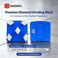 Disques de meulage diamantés Redi-Lock haute dureté OEM pour béton, chaussures de meulage métalliques pour meuleuse à béton