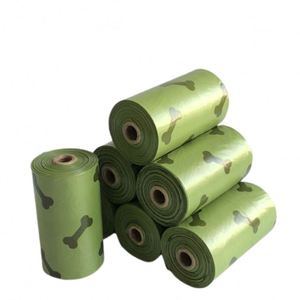 Bolsas para excremento de perro personalizadas, económicas, compostables, para mascotas, de plástico PE para uso doméstico - Product Image 2