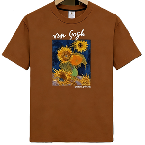 Camiseta con Pintura Famosa de Girasoles de <span class=keywords><strong>Vincent</strong></span> Van Gogh, Impresionismo, Regalo de Museo - Product Image 4