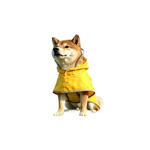 Egg Yolk Man Manteau de pluie imperméable pour chien, <span class=keywords><strong>poncho</strong></span> de pluie pour chiot, vêtements à couverture intégrale pour chiens de petite et moyenne taille, vêtements pour Corgi - Product Image 5