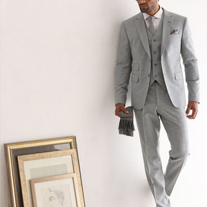 Traje de Pantalón para Hombre, Fabricación Profesional, Ligero, Transpirable, 100% Algodón, para Boda, Conjunto de Pantalón y Chaqueta para Hombre Más Vendido - Product Image 3