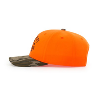 Topi Baseball Terstruktur Richardson 880 Dua Warna dengan Bordir Logo Custom, Model Camo, Brim Lengkung, untuk Berburu