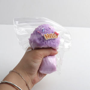 ของเล่นบีบคลายเครียดรูปไอศกรีม TPR สีสันสดใสน่ารักสำหรับเด็กผู้ชาย - Product Image 6