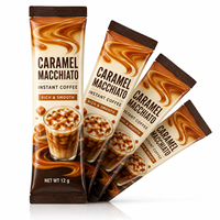 Bolsas de Embalaje de Café Instantáneo con Sellado Trasero Impresas Personalizadas, Bolsa para Proteína en Polvo, Barra de Chocolate, Sachet con Sellado de Tres Lados
