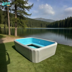 Piscine <span class=keywords><strong>gonflable</strong></span> personnalisée en Drop Stitch, résistante aux UV, étanche, pliable, facile à ranger, pour usage domestique - Product Image 2