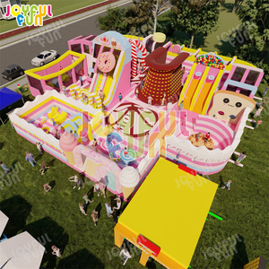 Parque Inflable Infantil de Dulces, Mundo de Dulces, Corazán, Grandes Parques Inflables, Parque Inflable - Product Image 2