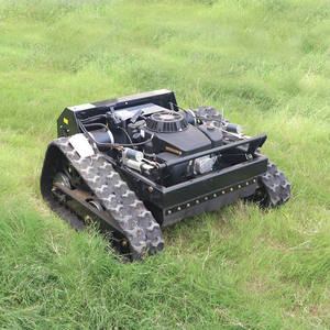 무료 배송 CE EPA 인증 가솔린 엔진 전지형 잔디 깎기 기계 고무 원격 제어 로봇 제초기 - Product Image 3