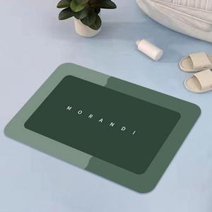 Tapis de sol antidérapant en velours cristal, nouveau modèle 2025, séchage instantané, forte absorption d'eau, style moderne minimaliste pour salle de bain et cuisine - Product Image 4