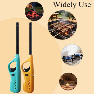 Wholesale Cheap Barbecue Kitchen <strong>Lighter</strong> Colorful <strong>Butane</strong> Jet Flame <strong>Torch</strong> Windproof <strong>Refillable</strong> Plastic Material for Camping - Product Image 6