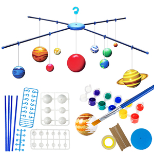 Nuovi Giocattoli Educativi STEM per Bambini, Modello Didattico del Sistema Solare con Pianeti Appesi da Assemblare - Product Image 1