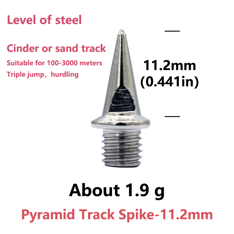 Pyramid Track Spike-Silver-11.2mm