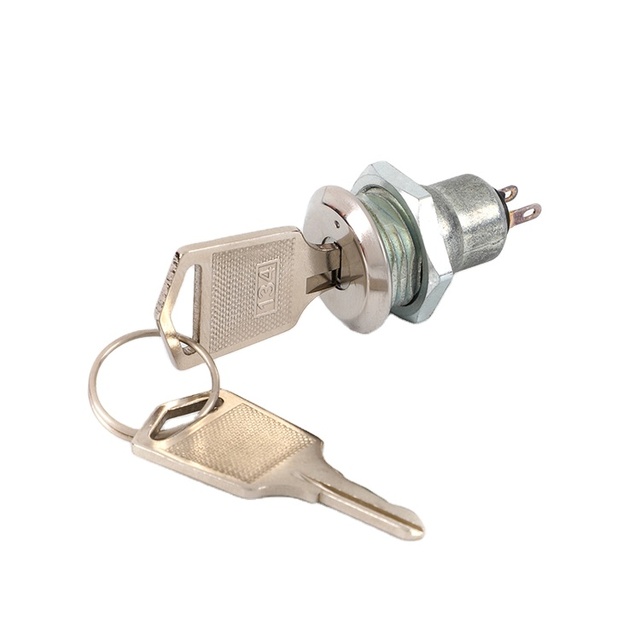 JK103 High Security 2 Terminal Key Switch Lock for Laser Diode Optical Fiber Device on OFF Power