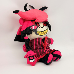 Hazbin Hotel Alastor Plush <b>Toy</b> Anime Character <b>Soft</b> <b>Stuffed</b> Doll Halloween Gift For Kids 8 13 Years Unisex - Product Image 2