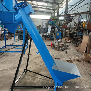 Convoyeur spiralé en acier inoxydable 304, incliné, à vitesse réglable, durable, pour usine de fabrication - Product Image 1