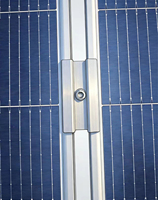 Serre-câbles intermédiaires et serre-câbles d'extrémité pour modules photovoltaïques en alliage d'aluminium fabriqués à Hebei