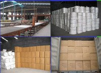 Lámina de Fibra Cerámica Industrial Duradera 1430C, Aislamiento Delgado Refractario para Hornos de Almacén y Fusión de Vidrio