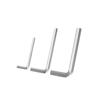 Offre Spéciale 1.5/2/2.5/3/4/5/6/8/10MM L Type jeu de clés Allen clé hexagonale clé à tête plate clé Allen