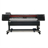 Printer Inkjet Digital Eco Solvent Pabrik Luar Ruangan 1.8m Mesin Cetak Presisi Tinggi dengan Satu Kepala Cetak I3200