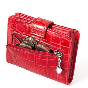 <span class=keywords><strong>Portafogli</strong></span> con cerniera piccolo Bifold portamocche per carte RFID custodia bloccante da <span class=keywords><strong>donna</strong></span> <span class=keywords><strong>portafogli</strong></span> con finestra di identità - Product Image 3