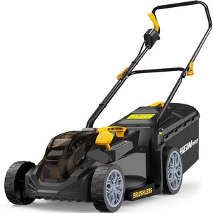 Tondeuse à gazon sans fil Heinpro 14 pouces 2 en 1 électrique sans balais pour petits terrains - Product Image 1