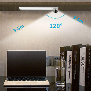 Tuodidi lampu malam LED Modern 30CM, lemari dapur isi ulang daya baterai gerakan magnetik diaktifkan putih ruang tamu - Product Image 2