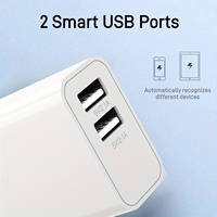 Avustralya Fişi PD Çift USB Girişli Hızlı Şarj Cihazı 5V 2.1A Çıkış Güç Adaptörü Dizüstü Bilgisayar Android Akıllı Telefon Kamera Kulaklık OTP için