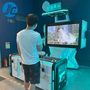 Consola de simulador de sala de tiro con monedas, superpantalla de 65 pulgadas, pistola Real táctil, juego grande, Hunter, Arcade, 1 año - Product Image 3