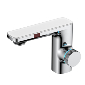 Grifo con Sensor Infrarrojo <span class=keywords><strong>GIBO</strong></span>, Grifo de Baño con Pantalla LED de Temperatura, Color Plateado - Product Image 1