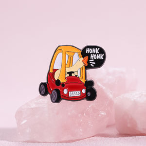 Sming Pins dessin animé oie route <span class=keywords><strong>Rage</strong></span> émail broche humour sac à dos Badge vêtements accessoires cadeau bijoux pour amis - Product Image 2