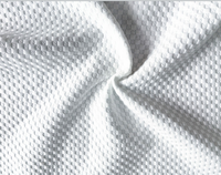 Simba Blanc Polyester Tricoté Matelas Ticking Tissu pour Matelas Mousse Taie d'oreiller