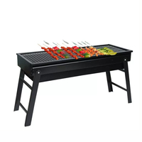 Barbecue pliant sans fumée pour l'extérieur, petit réchaud, gril à charbon de bois, four portable, rôtissoire