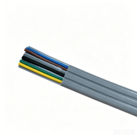 TVVBPG PVC-isoliertes, stahlverstärktes Flachseil für Aufzüge, Kupfer-Hochzugkabel mit Anti-EMI-Schutz für Aufzugssteuerung