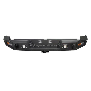 Parachoques de barra de toro trasera de aleación resistente de acero negro 4x4 <span class=keywords><strong>para</strong></span> <span class=keywords><strong>Chevy</strong></span> GMC Colorado Silverado Toyota Tundra - Product Image 1