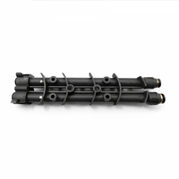 2 Inlet 20 Outlet Distributor Udara Plastik Fitting Penyegel Otomatis Multi-Port Air Splitter Katup Distribusi Pneumatik