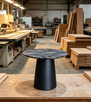 Table d'appoint d'angle pour la maison, en panneau écologique E1, pour villa, hôtel, bureau, appartement, mobilier commercial en gros