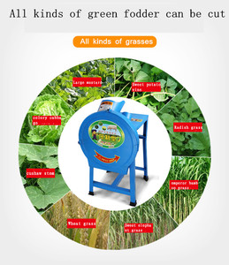 Mini hacheuse à paille portable, hacheuse à paille efficace pour l'alimentation animale, pour le traitement des aliments et l'utilisation à la ferme - Product Image 6