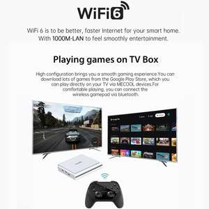 Mecool KM2 Plus Deluxe S905x4 Original, TV Box para Juegos Certificado por <span class=keywords><strong>Google</strong></span>, 4GB 32GB, Android 11 ATV OS, WIFI, Set Top Box 4k Smart TvBox - Product Image 5