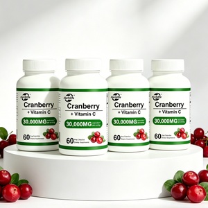 Cápsulas de Arándano (Vaccinium Macrocarpon) con Extracto Herbal Orgánico y Vitamina C, Fabricación OEM/ODM, Venta al Por Mayor, Personalizables - Product Image 5