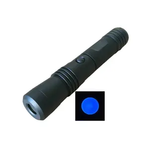 Blue led light torch for hunting CSI forensics lamp blue led flashlight for blood detection stain inspection LED searching